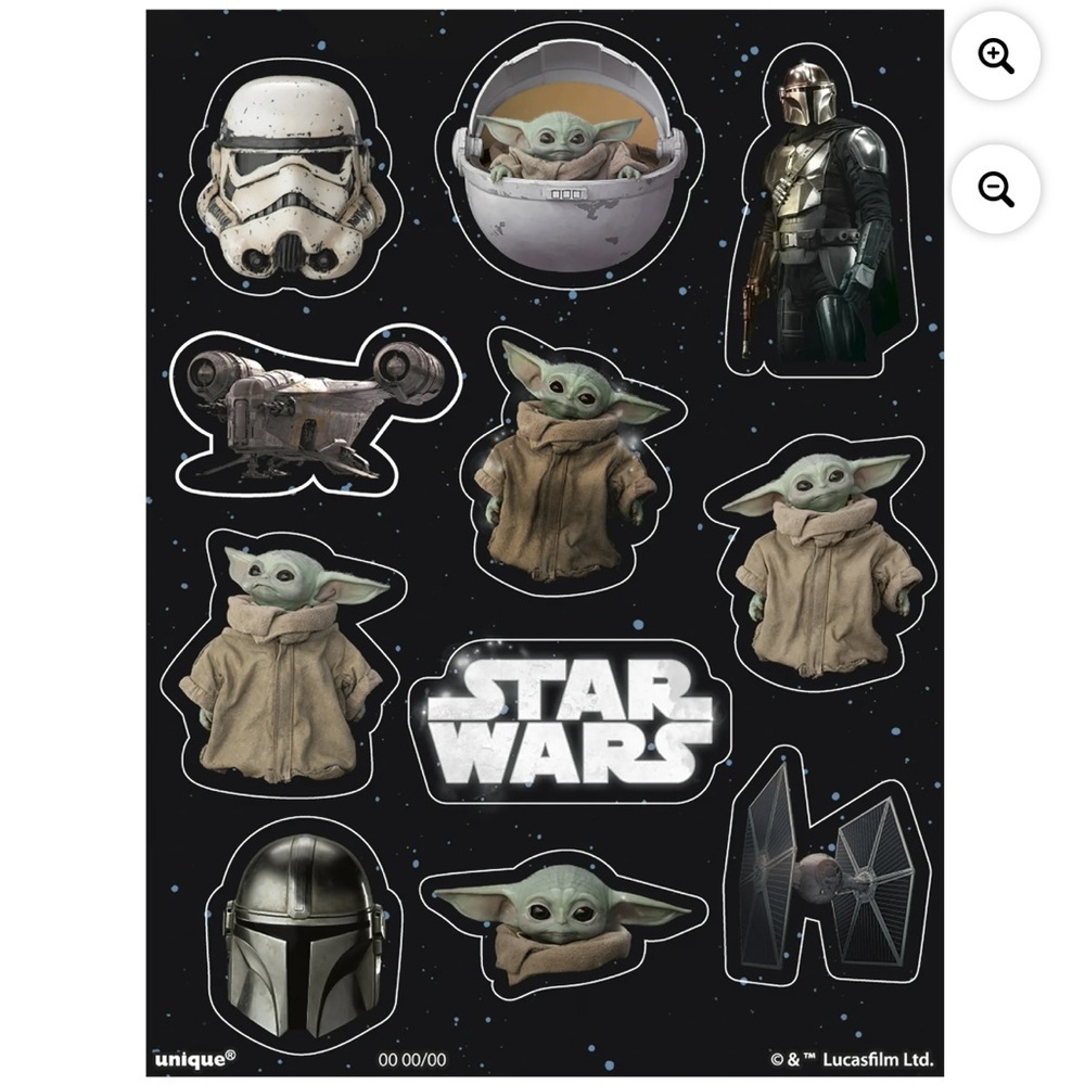 Star Wars Mandalorian Party Favor Set - Green and Black - Picture 4 of 10